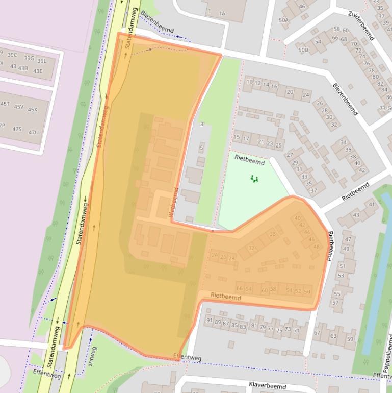 Kaart van postcodegebied 4907ED.