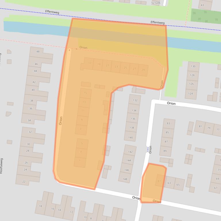 Kaart van postcodegebied 4907GA.