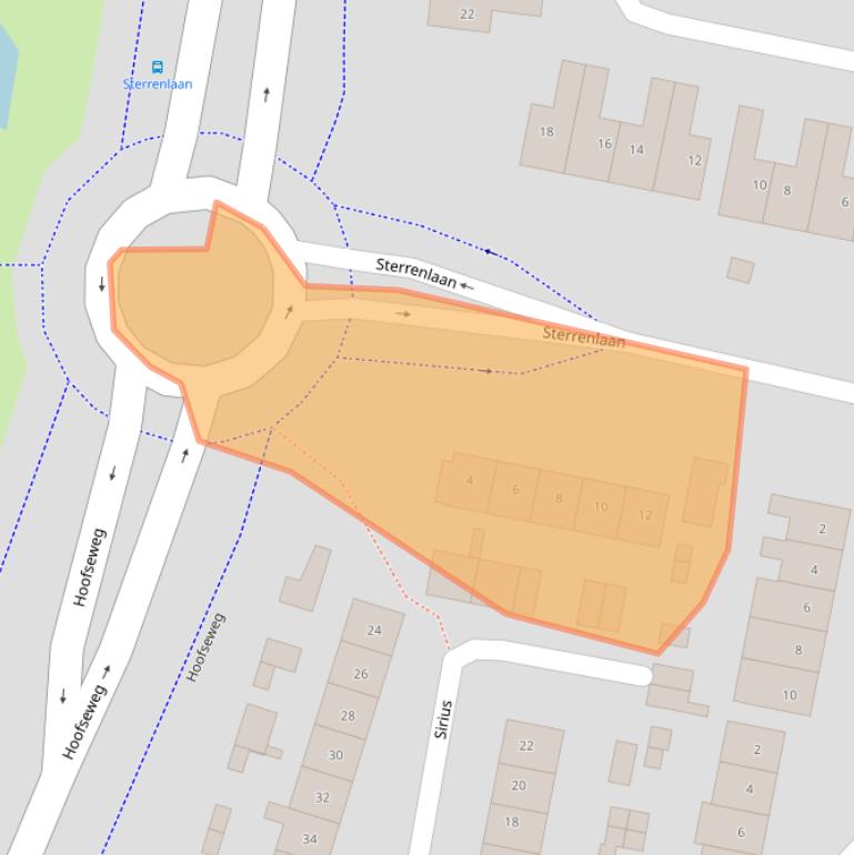 Kaart van postcodegebied 4907GG.