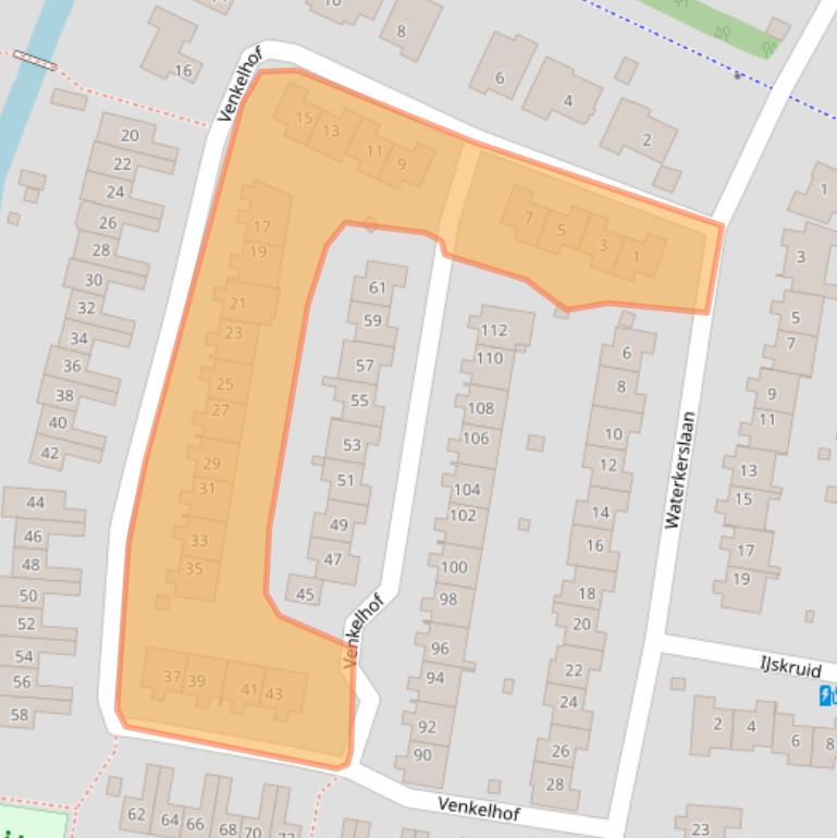 Kaart van postcodegebied 4907HH.