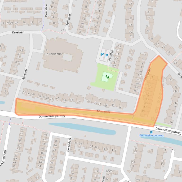 Kaart van postcodegebied 4907LE.