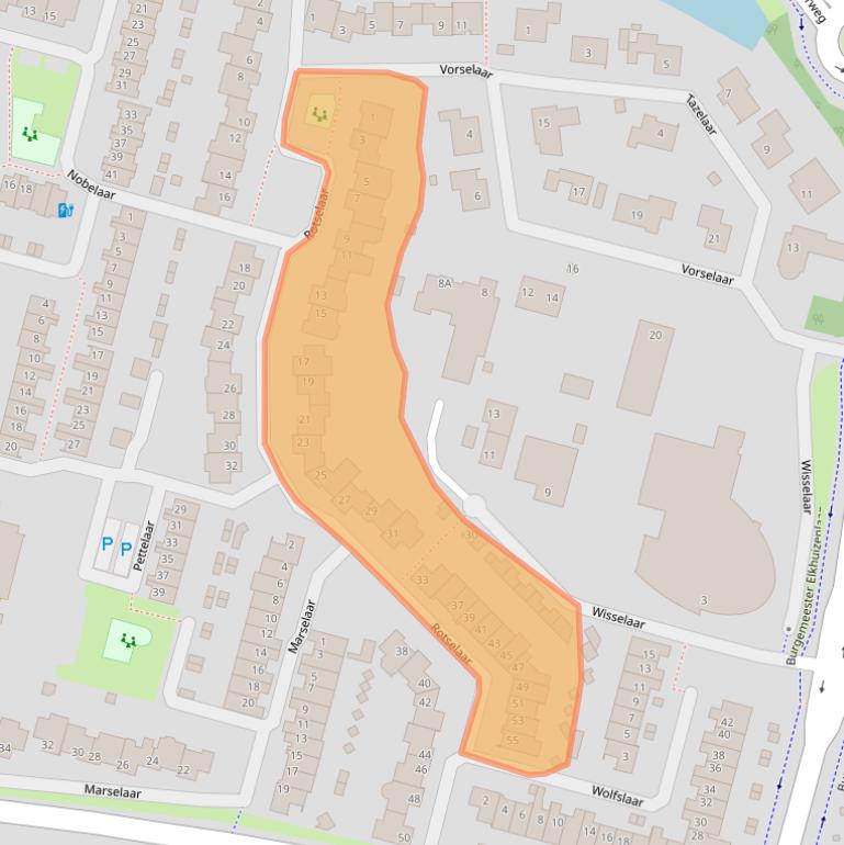 Kaart van postcodegebied 4907LJ.