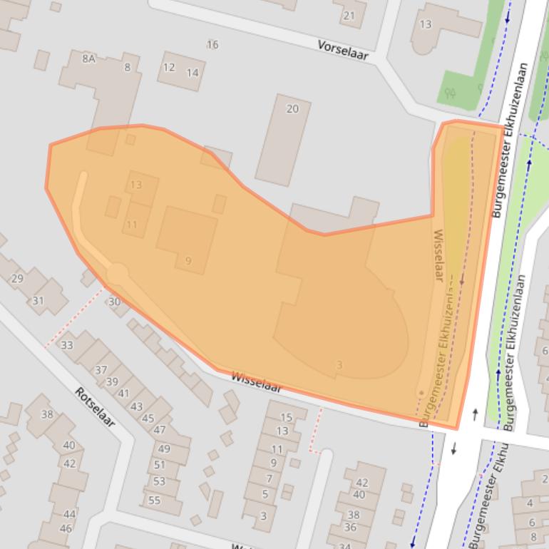 Kaart van postcodegebied 4907LR.