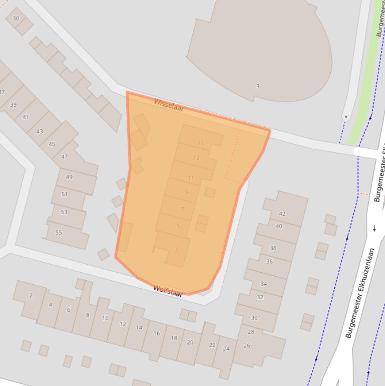 Kaart van postcodegebied 4907LT.