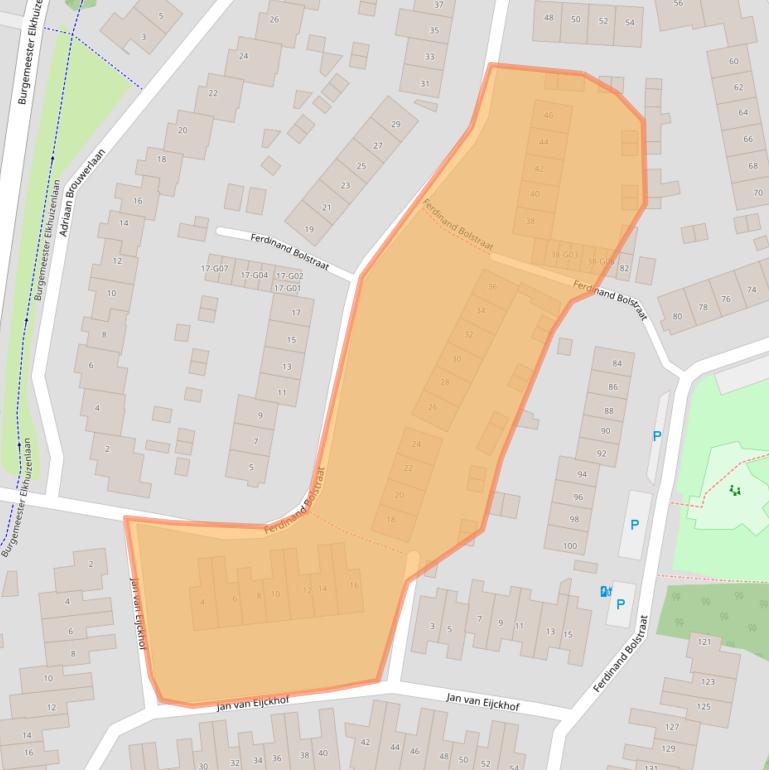 Kaart van postcodegebied 4907ME.