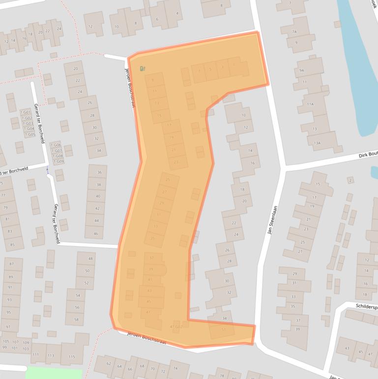 Kaart van postcodegebied 4907MP.