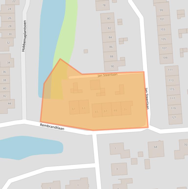 Kaart van postcodegebied 4907NM.