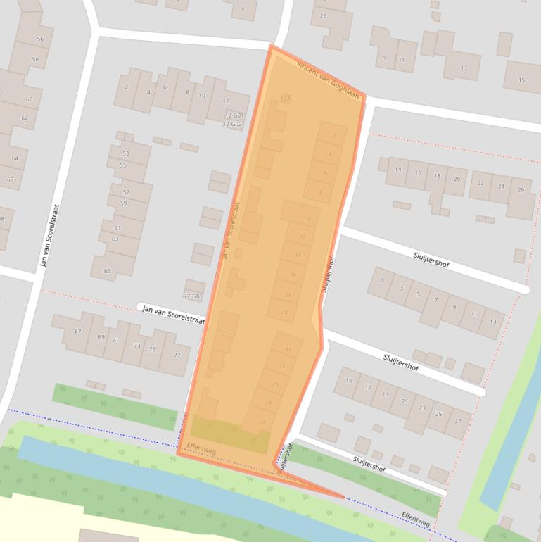 Kaart van postcodegebied 4907PD.