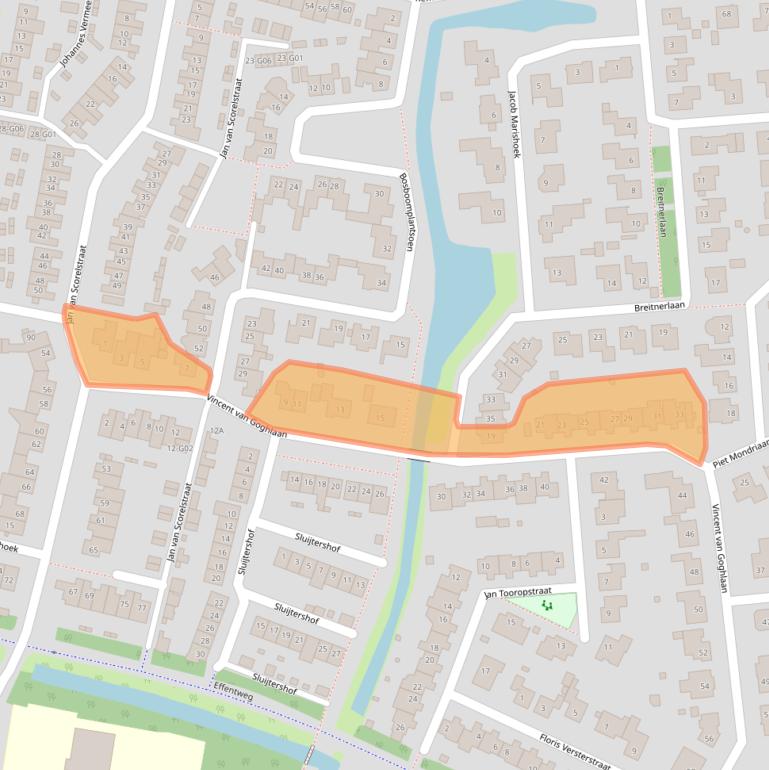 Kaart van postcodegebied 4907PE.