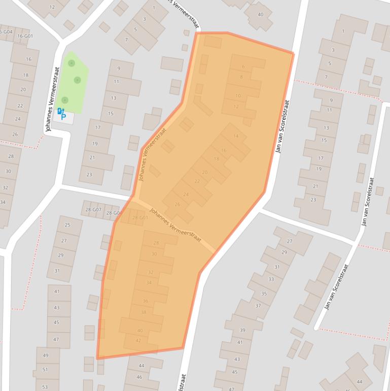 Kaart van postcodegebied 4907PL.