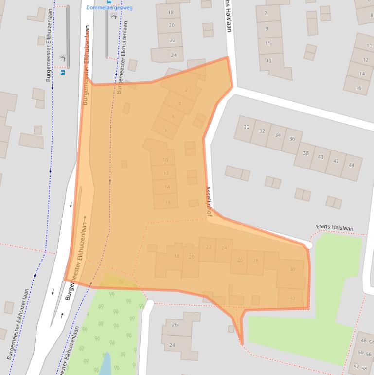 Kaart van postcodegebied 4907PP.