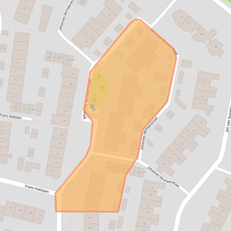 Kaart van postcodegebied 4907PR.