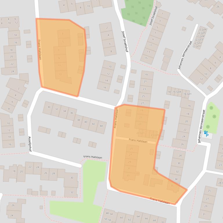 Kaart van postcodegebied 4907PV.