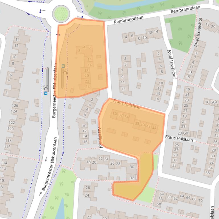 Kaart van postcodegebied 4907PX.