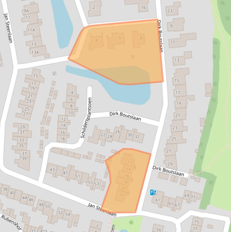 Kaart van postcodegebied 4907RC.