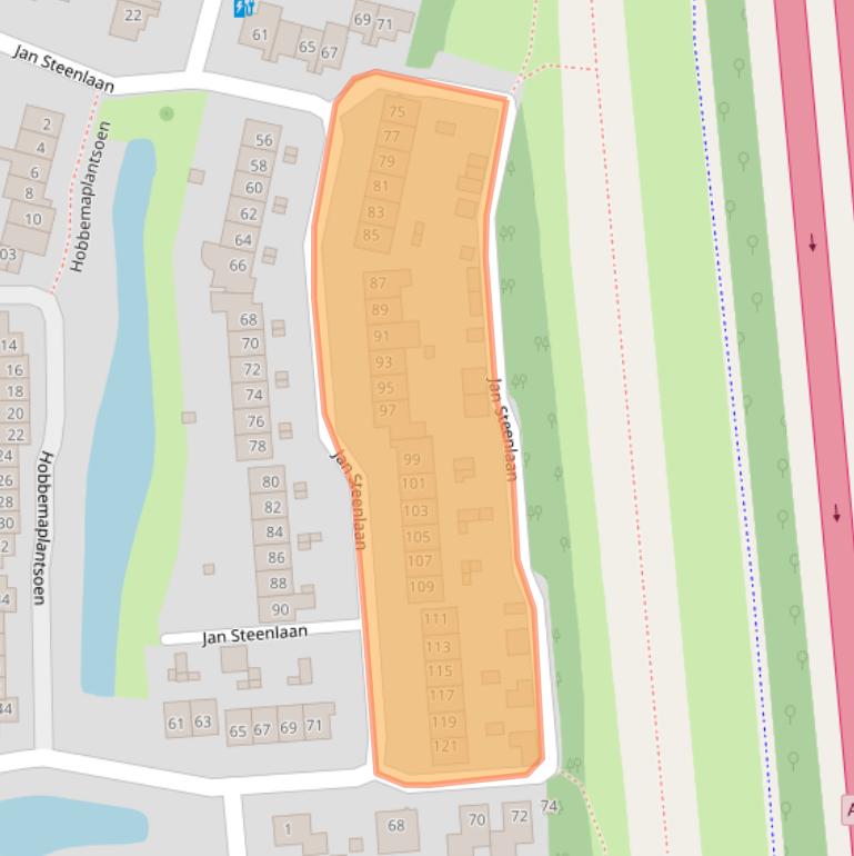 Kaart van postcodegebied 4907RH.