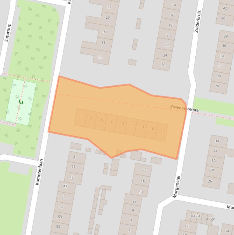 Kaart van postcodegebied 4907VD.