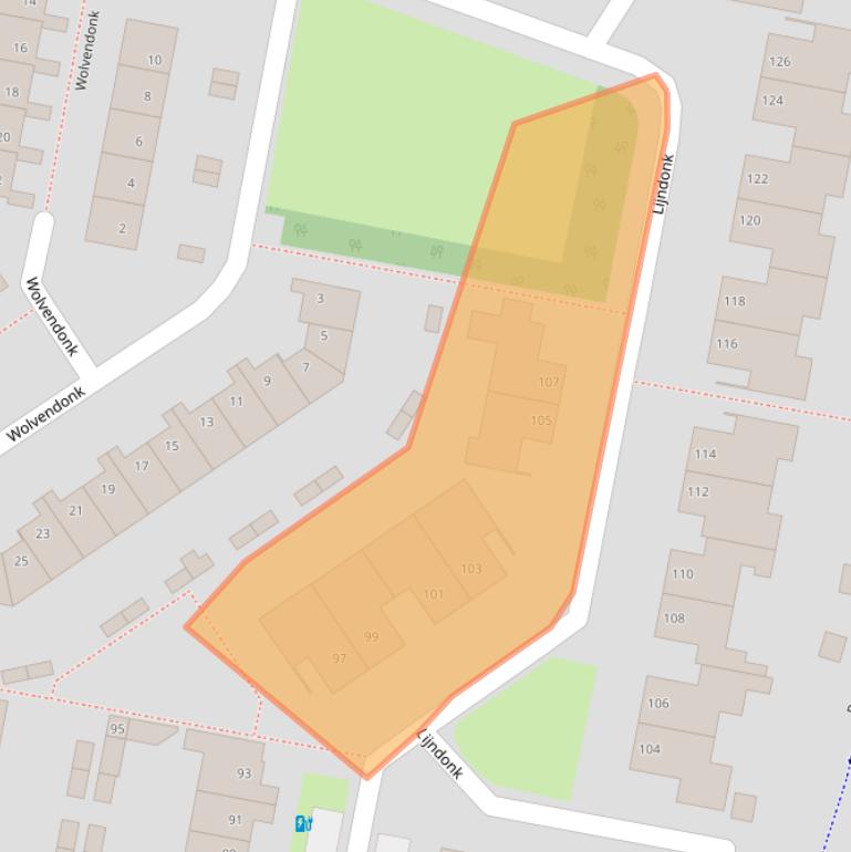 Kaart van postcodegebied 4907XC.