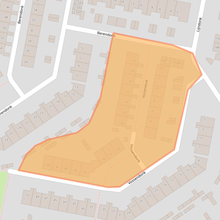Kaart van postcodegebied 4907ZD.