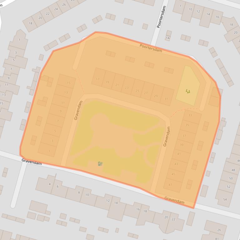 Kaart van postcodegebied 4908AG.