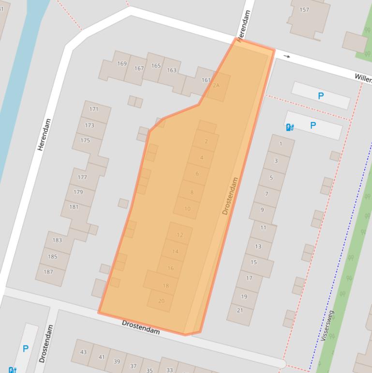 Kaart van postcodegebied 4908AH.