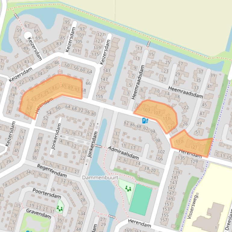 Kaart van postcodegebied 4908AN.