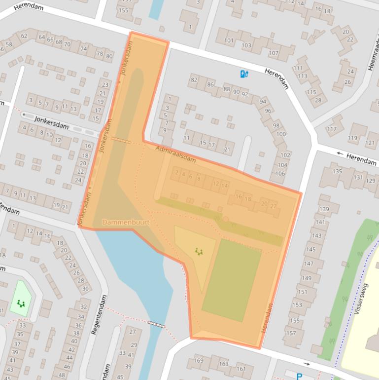 Kaart van postcodegebied 4908AX.