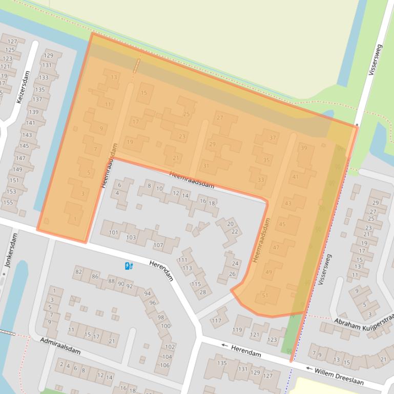 Kaart van postcodegebied 4908BB.