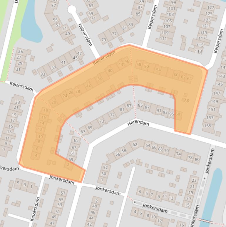 Kaart van postcodegebied 4908BC.