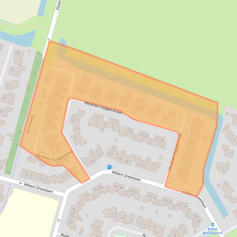 Kaart van postcodegebied 4908CN.