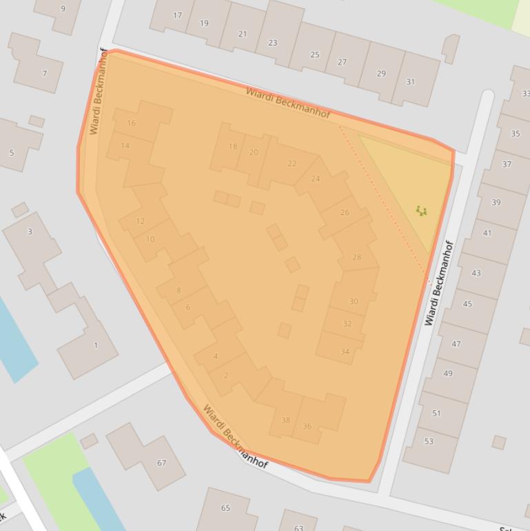 Kaart van postcodegebied 4908CP.