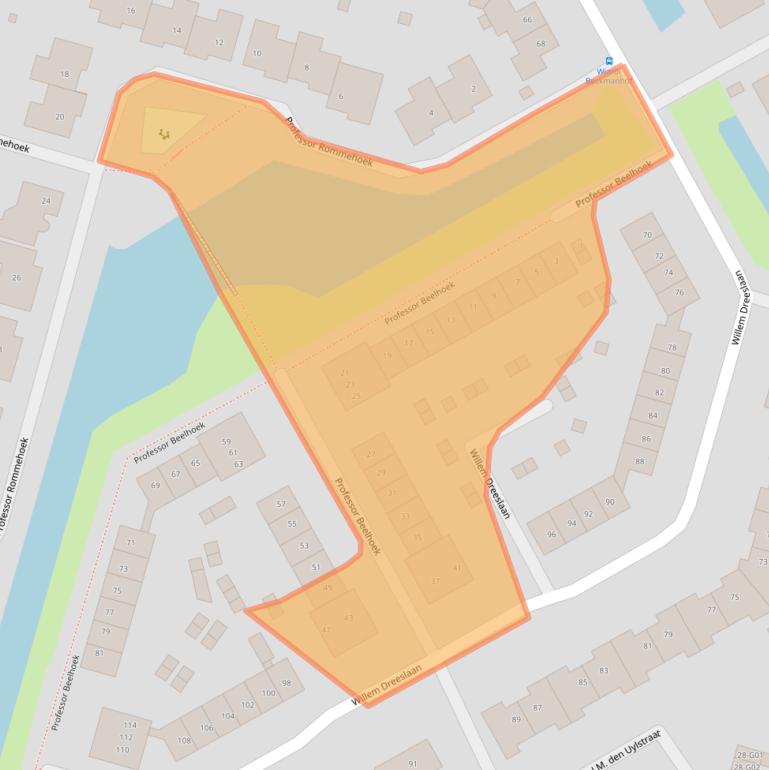 Kaart van postcodegebied 4908CV.