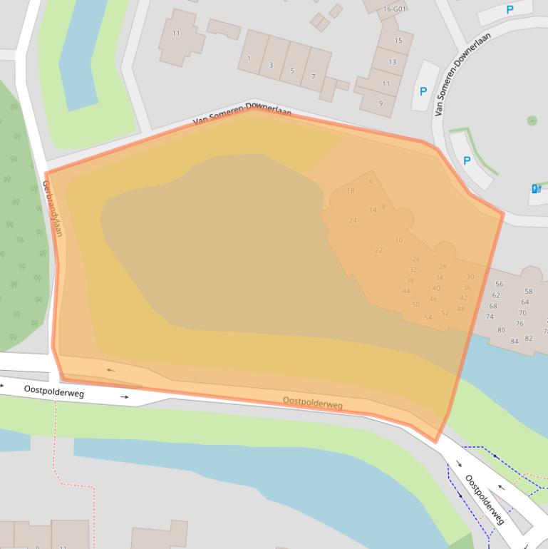 Kaart van postcodegebied 4908DX.