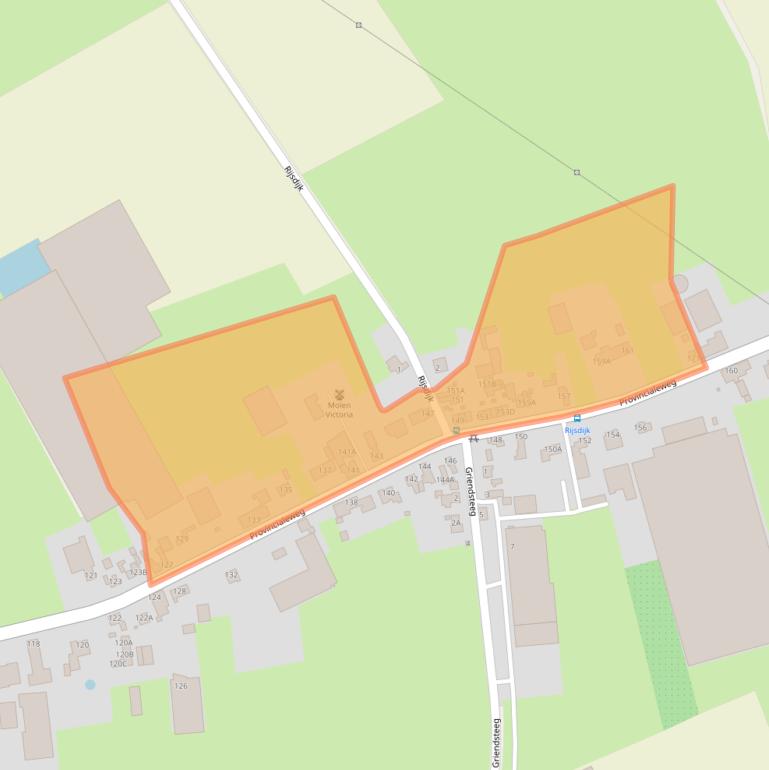 Kaart van postcodegebied 4909AH.