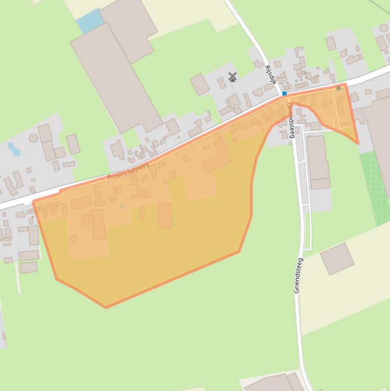 Kaart van postcodegebied 4909AM.