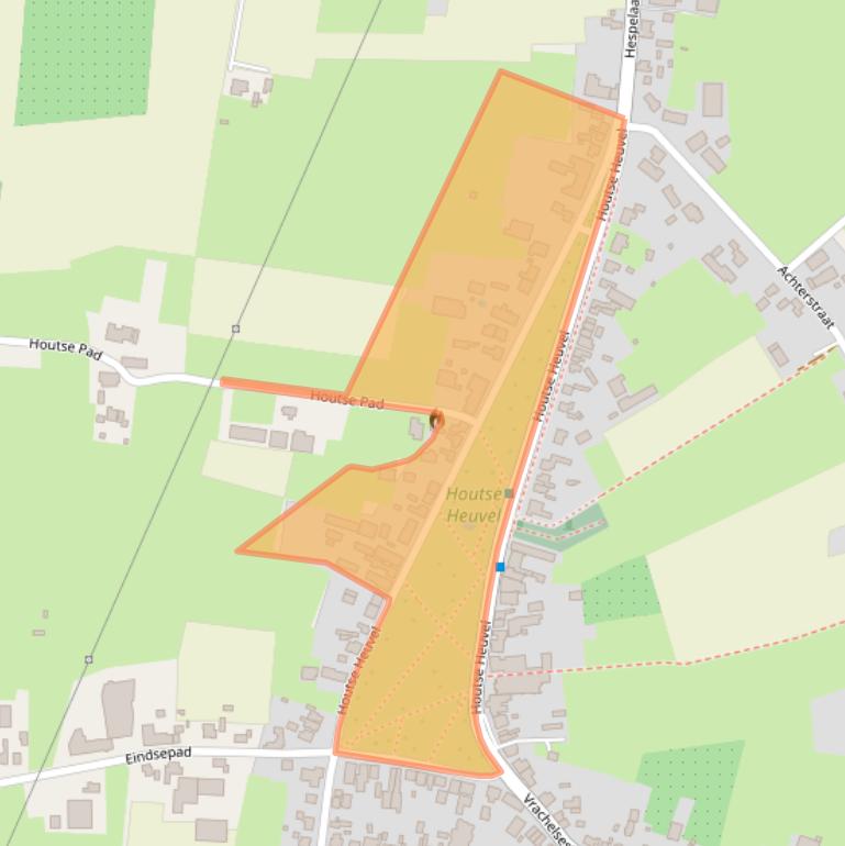 Kaart van postcodegebied 4911AV.