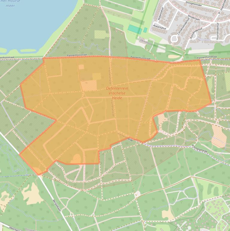 Kaart van postcodegebied 4911BR.