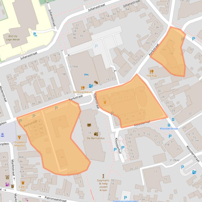 Kaart van postcodegebied 4921BB.