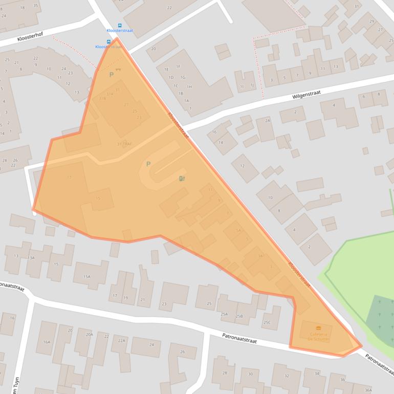 Kaart van postcodegebied 4921BC.