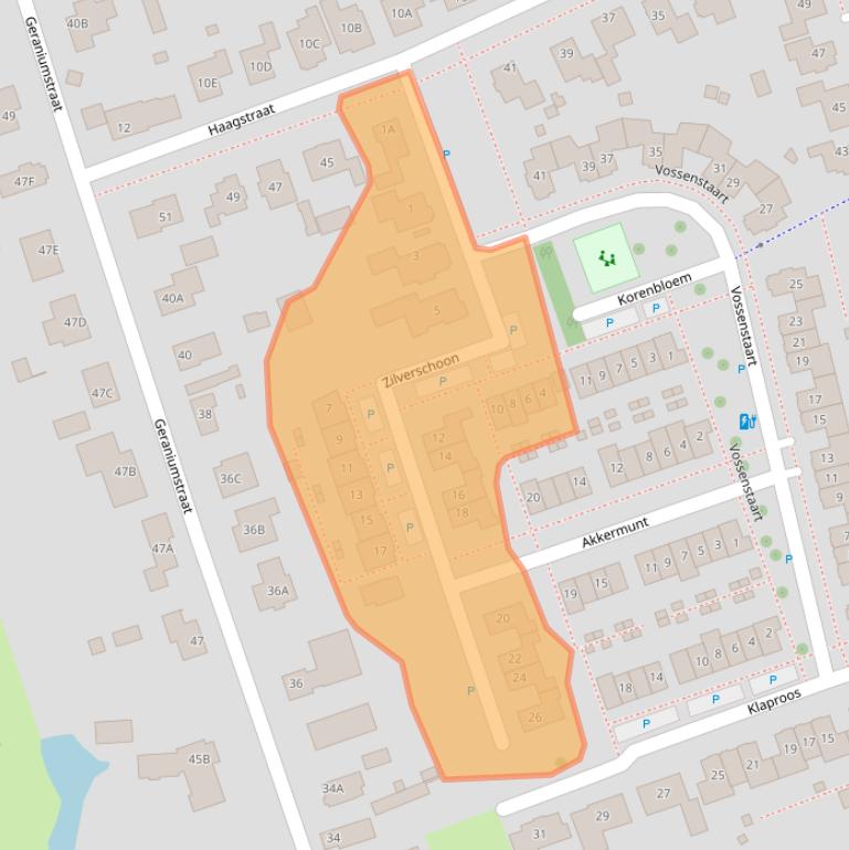 Kaart van postcodegebied 4921JN.