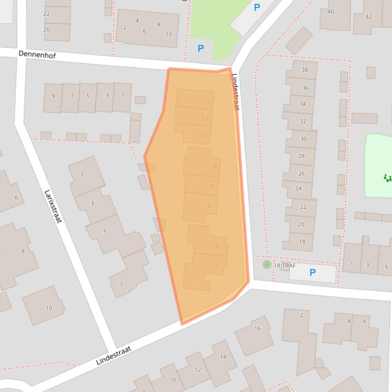 Kaart van postcodegebied 4921MD.