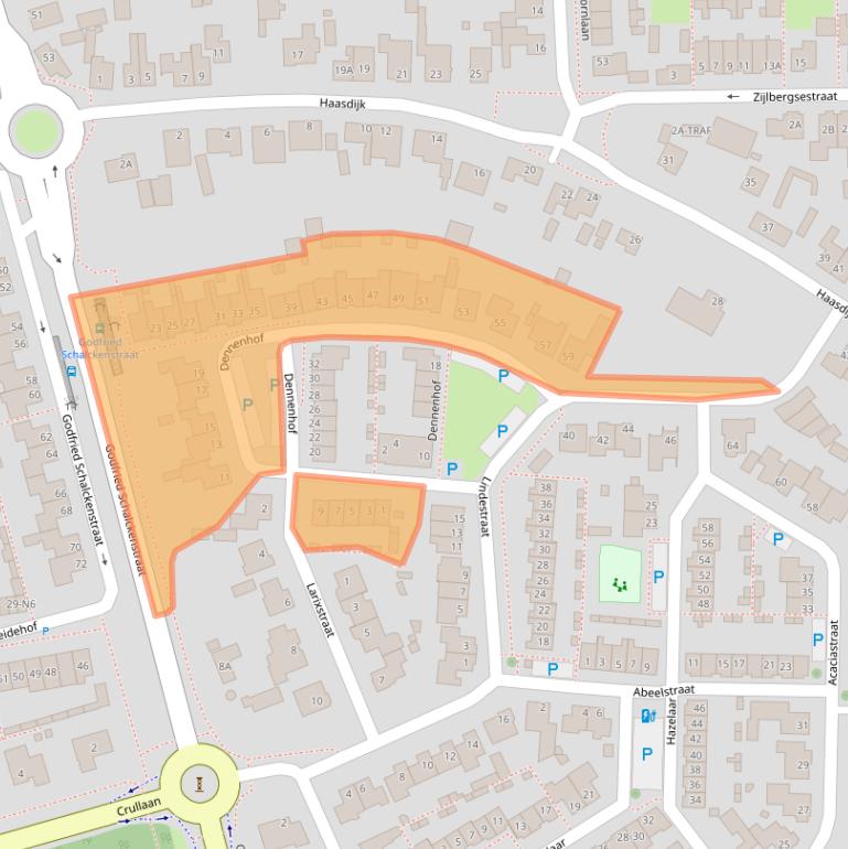 Kaart van postcodegebied 4921MK.