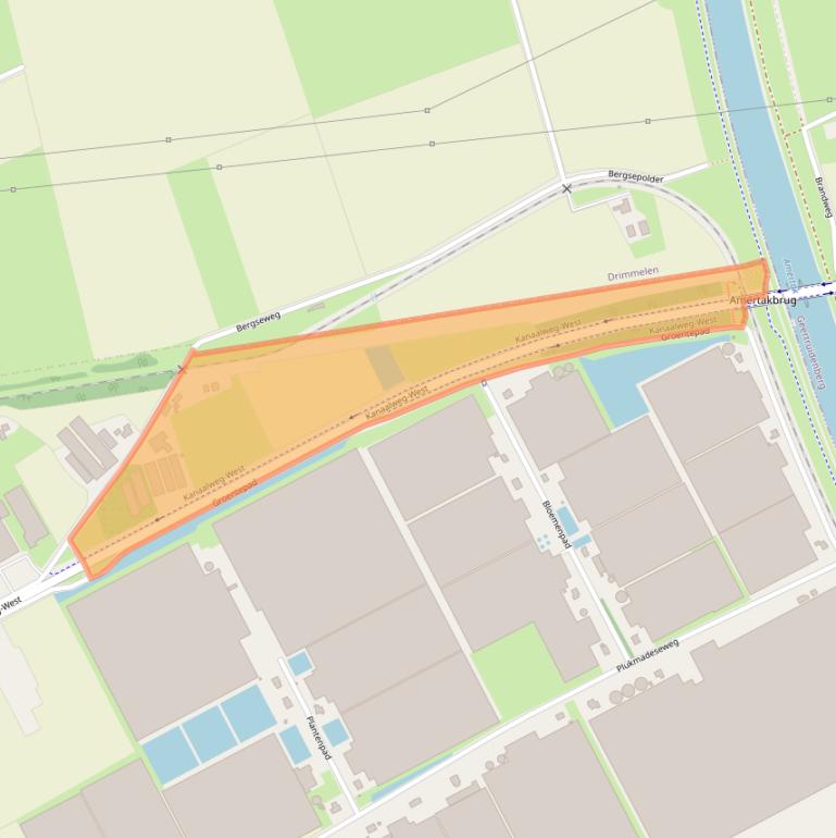 Kaart van postcodegebied 4921PS.