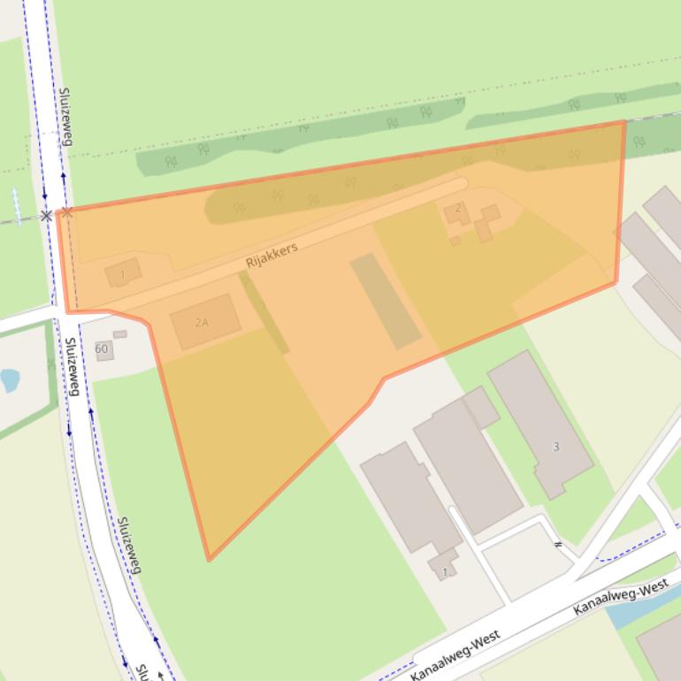 Kaart van postcodegebied 4921PT.