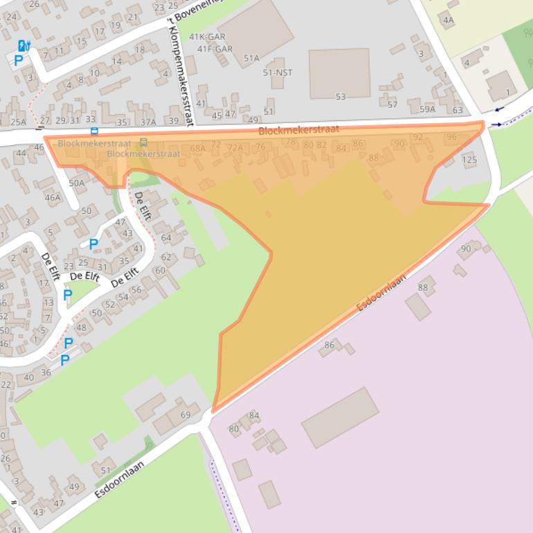 Kaart van postcodegebied 4921ST.