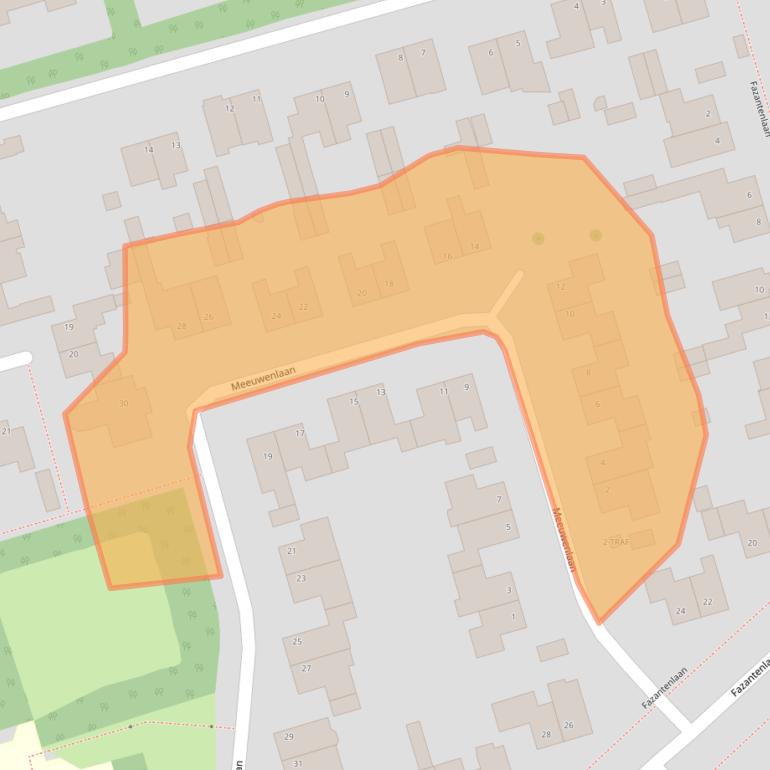 Kaart van postcodegebied 4921VL.