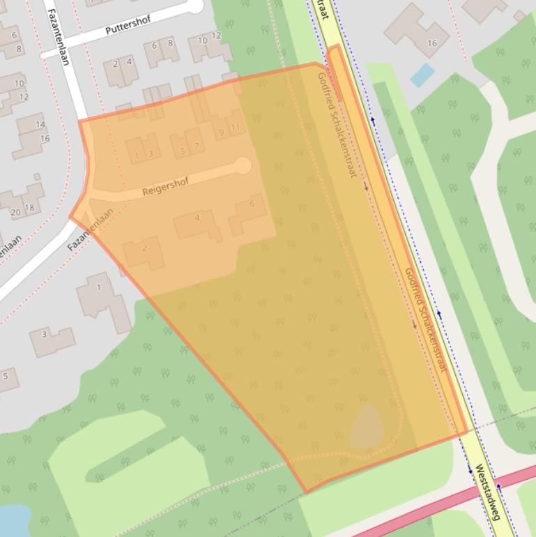 Kaart van postcodegebied 4921VP.