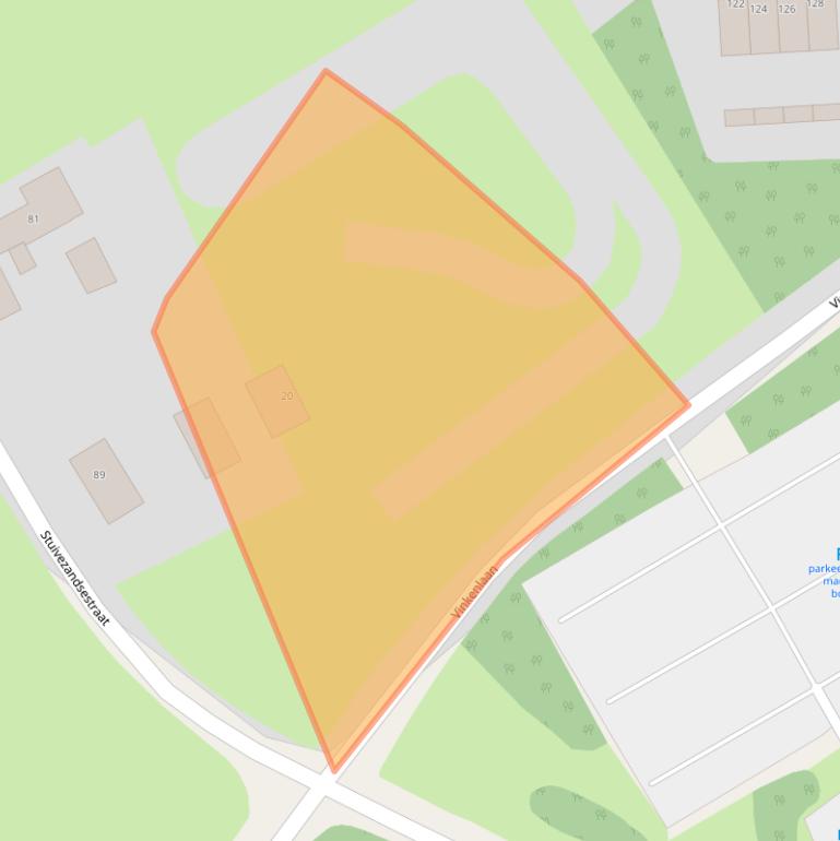 Kaart van postcodegebied 4921XX.