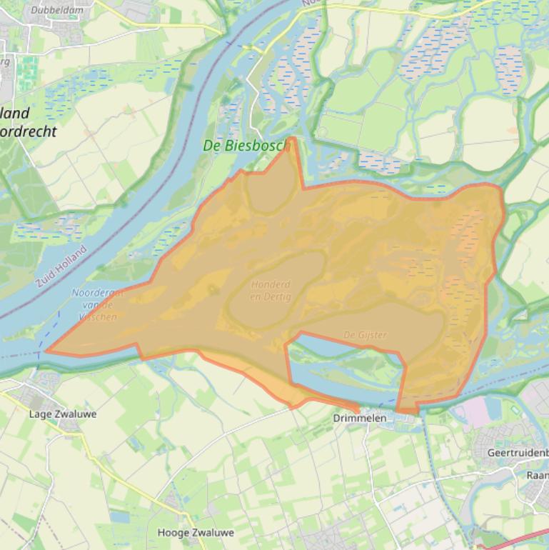 Kaart van postcodegebied 4924AA.