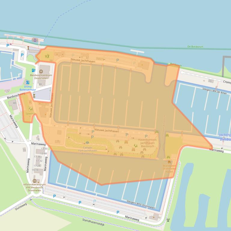 Kaart van postcodegebied 4924BA.